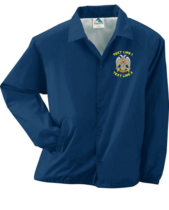 Scottish Rite Coaches Jacket / Windbreaker #798 (image for) Scottish Rite Coaches Jacket / Windbreaker #798